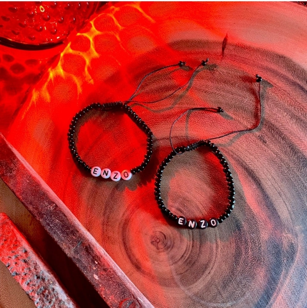Enzo inspired TVDu friendship bracelet Mr. Butterfingers Darling Casper Ghost